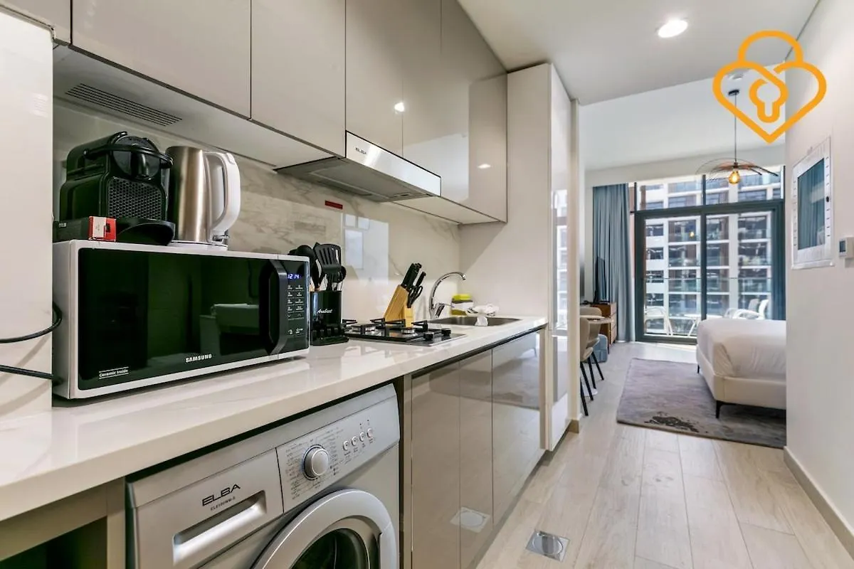 Keysplease Studio Azizi Riviera Near Downtown, Meydan One Dubai
